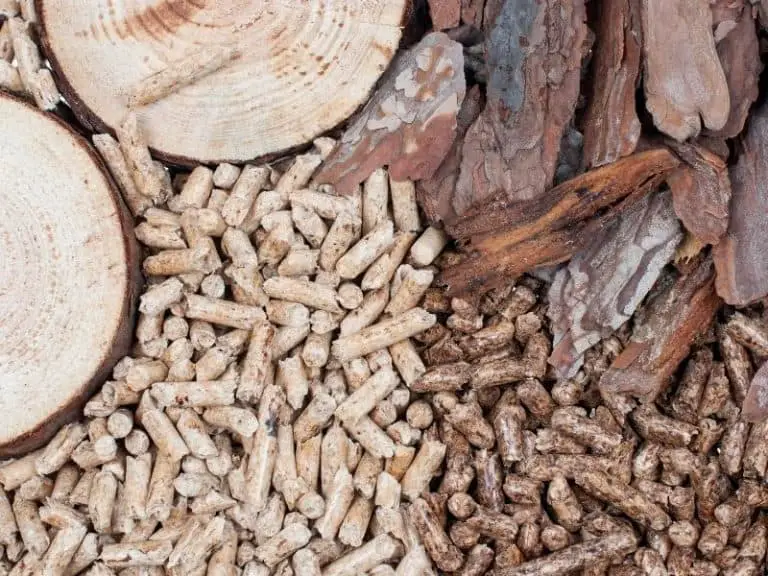Biomass pellets and wood