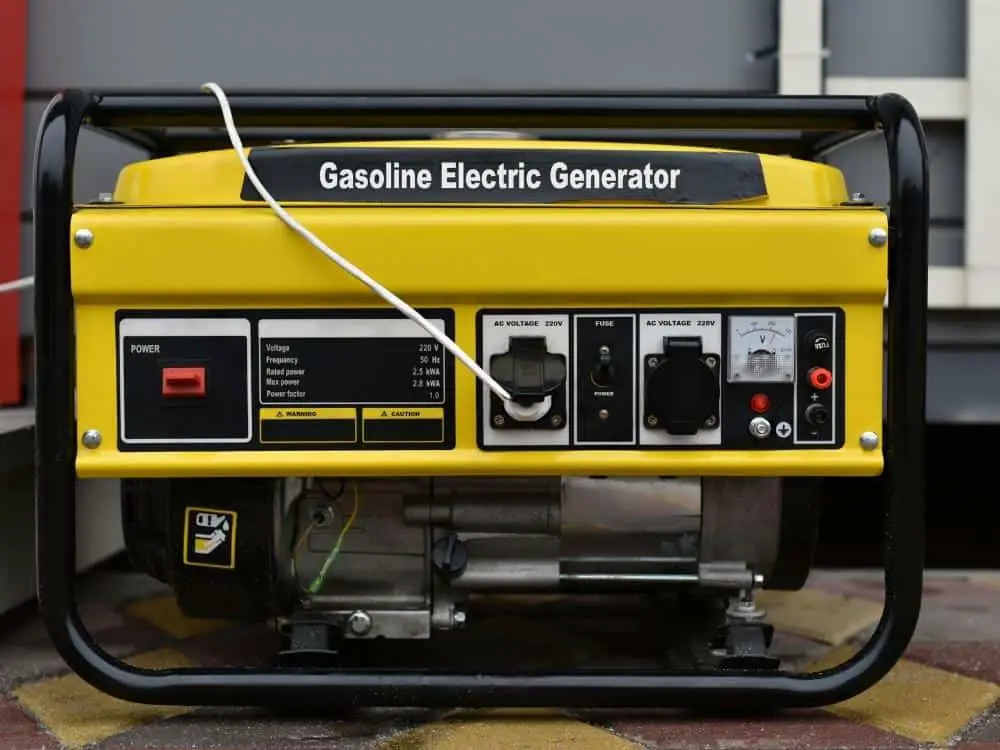 Gasoline electric generator