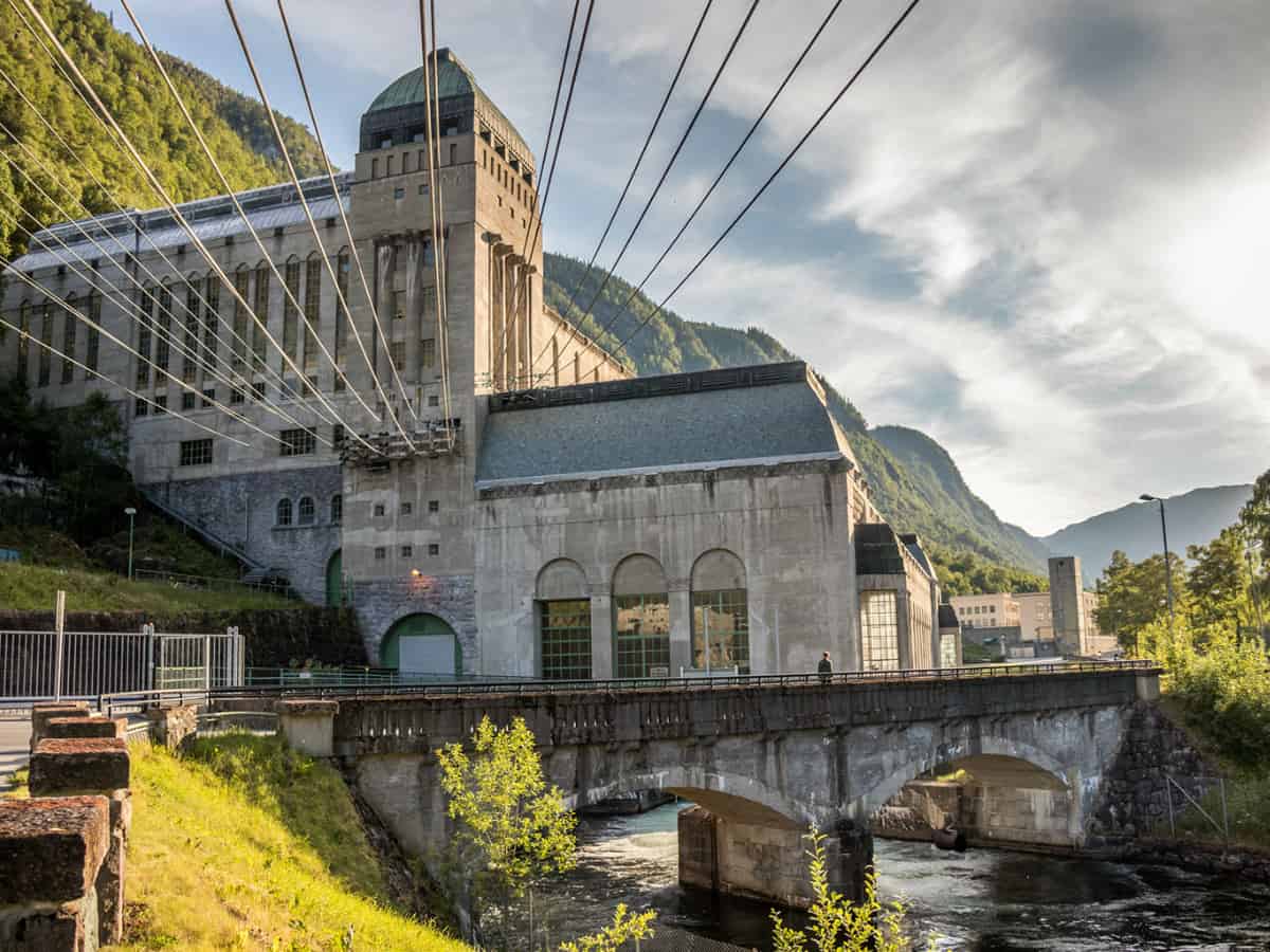 Hydroelectric power plant in Rjukan Norway.